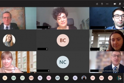 Projekt Central Europe Connect vo svojej 4. edícii virtuálne spojil študentov ekonomických univerzít troch štátov