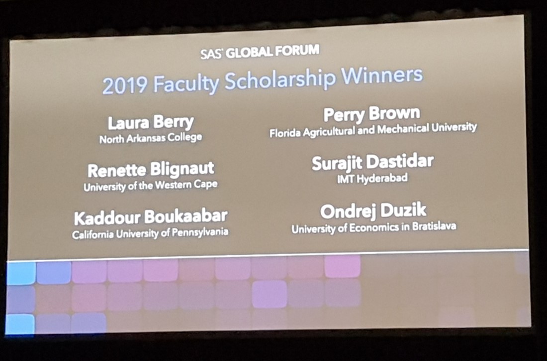 5 faculty scholarship winners