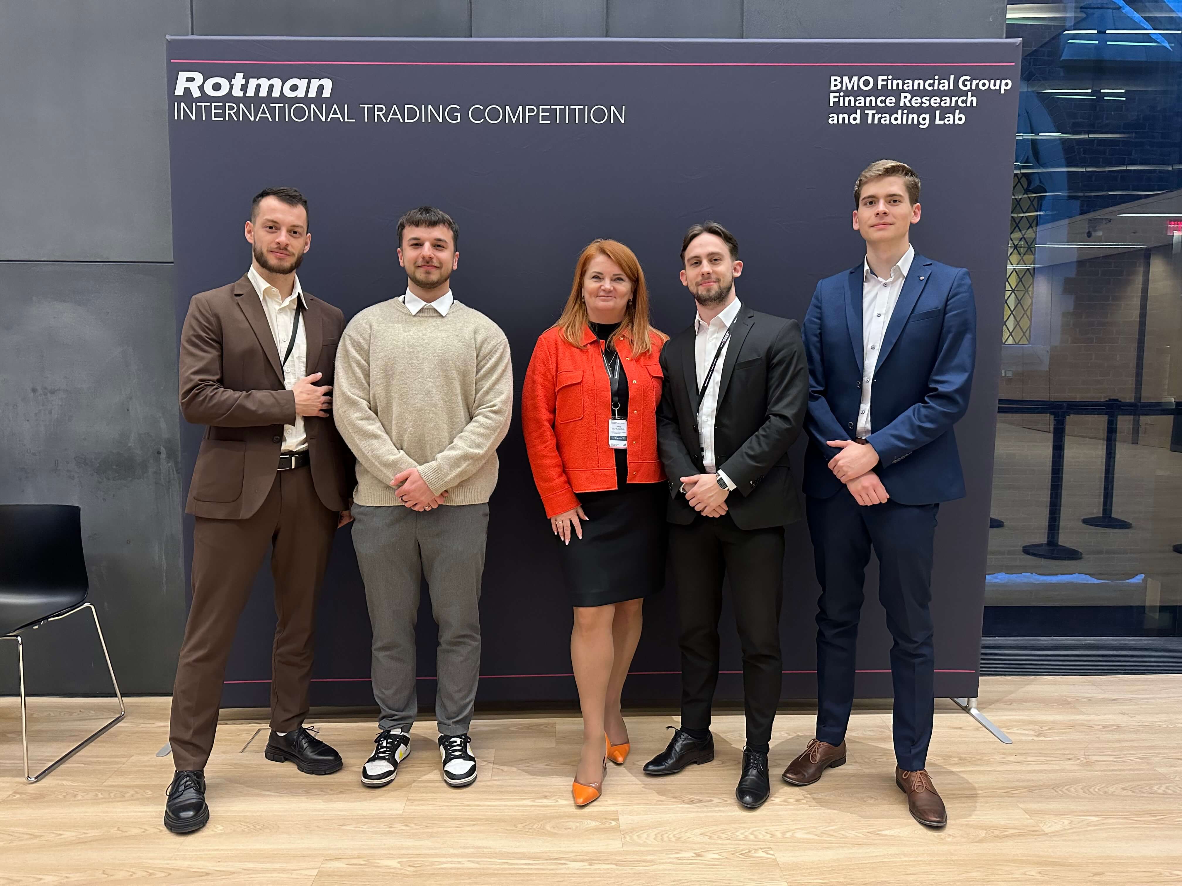 Pekné umiestnenie študentov NHF EUBA na Rotman International Trading Competition 2025