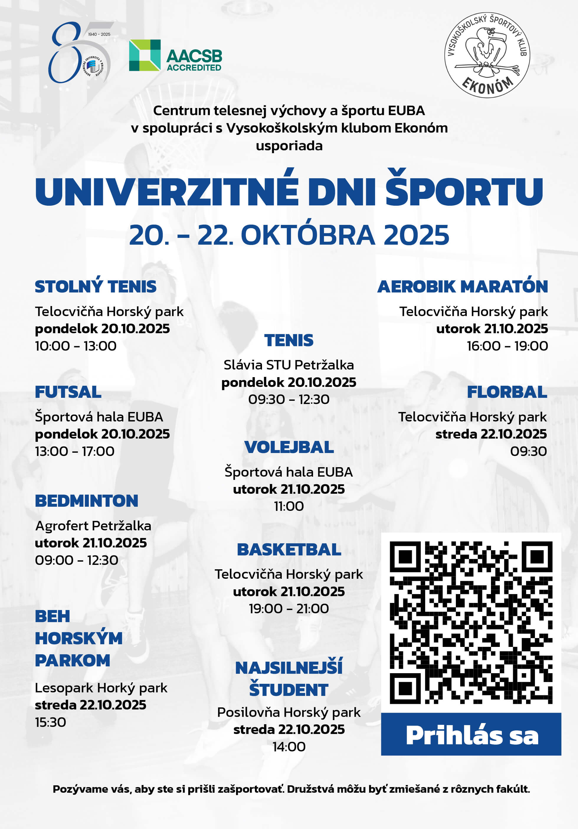 Univerzitné dni športu 2025