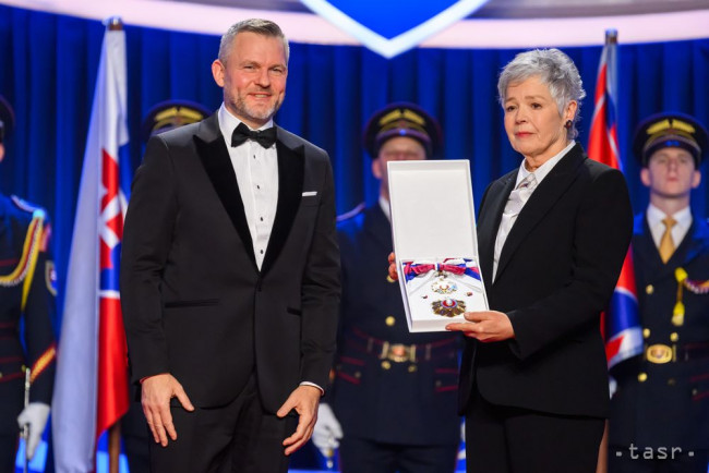 Udelenie štátneho vyznamenania Zori Breierovej