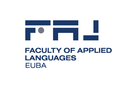 English logo of the Faculty of Applied Languages