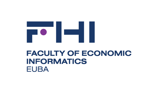 English logo of the Faculty of Economic Informatics