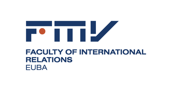 English logo of the Faculty of International Relations