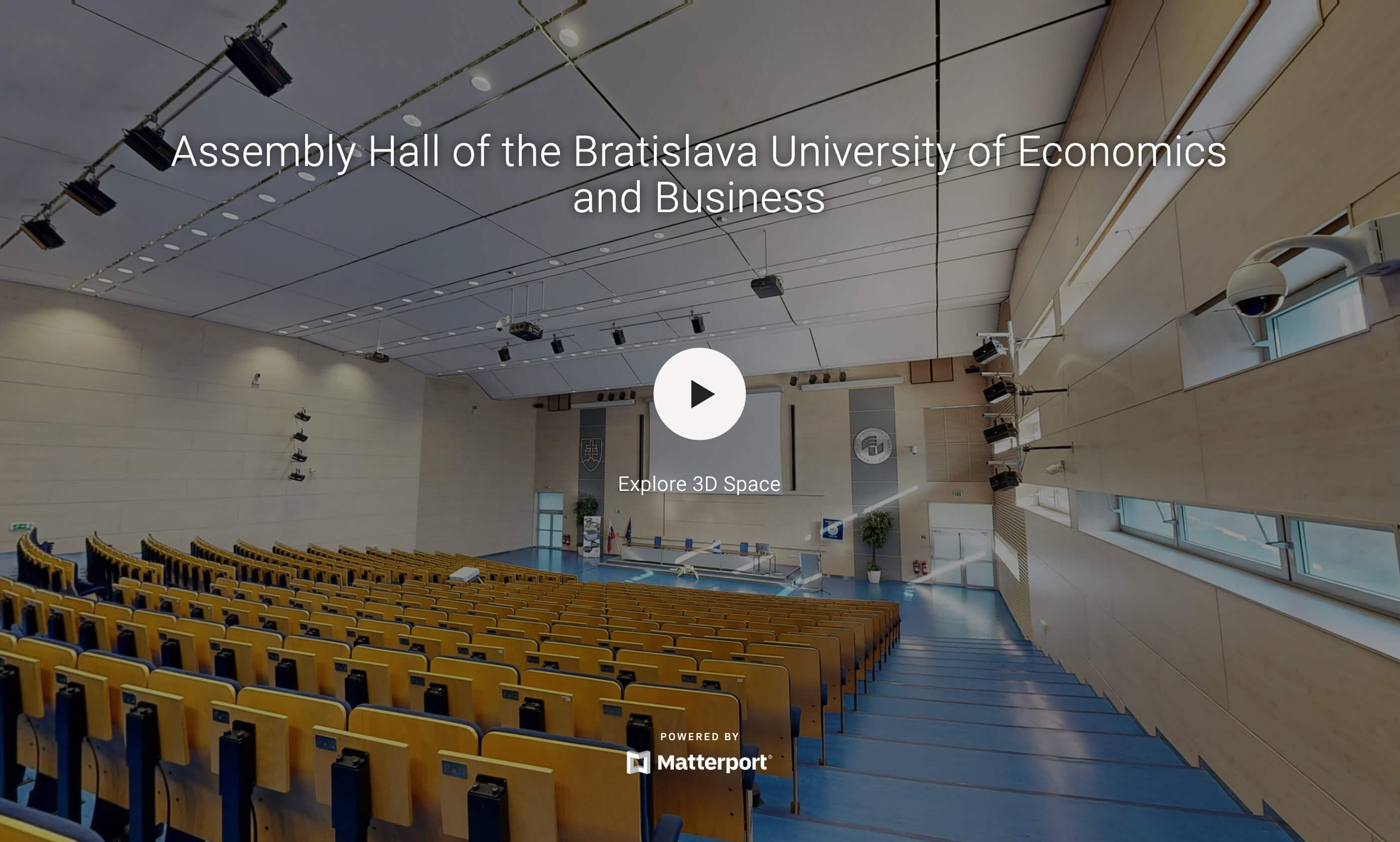 Assembly Hall of the Bratislava University of Economics and Business