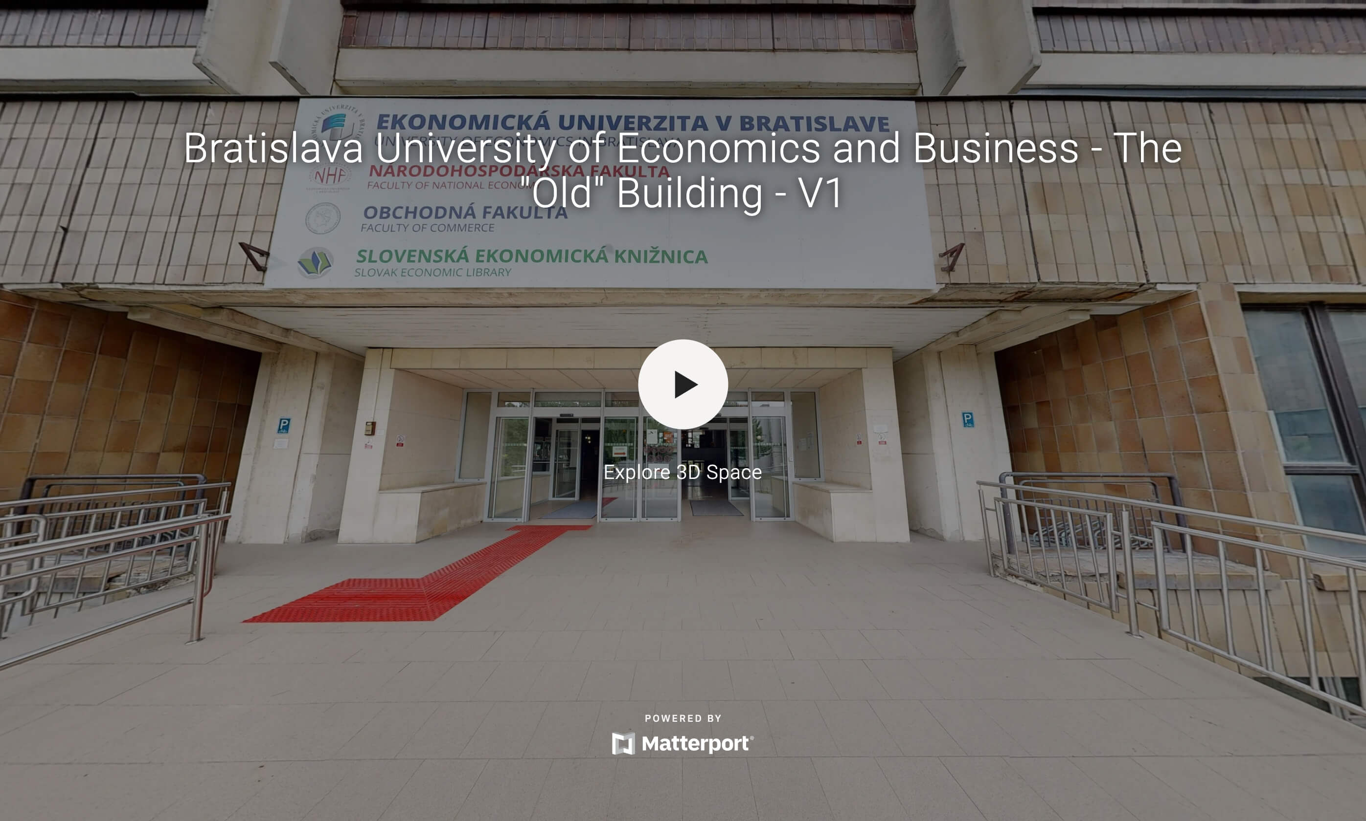 Bratislava University of Economics and Business - The "Old" Building - V1