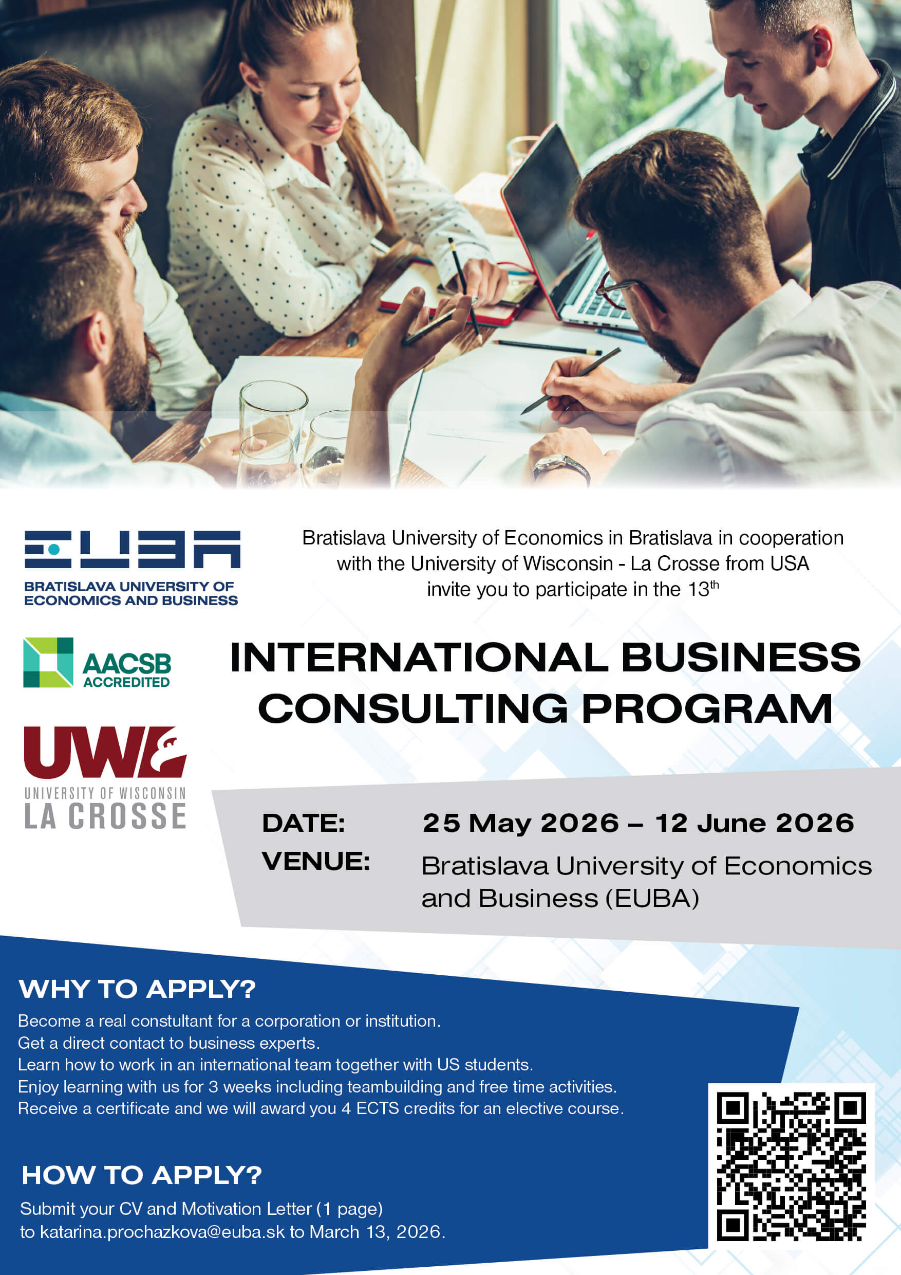 Letná škola International Business Consulting Program