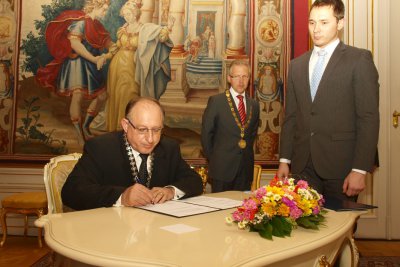 Podpis zmluvy s Hlavným mestom Bratislava