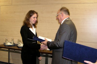 Udelenie Ceny Hermanna Schnabla - za najlepšiu diplomovú prácu v akad. roku 2008-2009