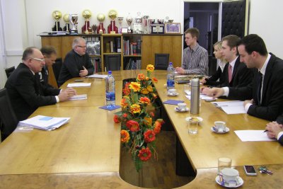 Pravidelné stretnutie študentov s rektorom