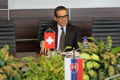 Návšteva švajčiarskeho veľvyslanca