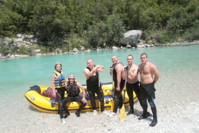 Rafting - Soča (Slovinsko)