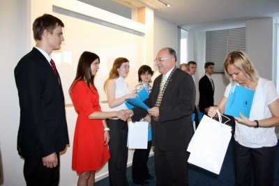Ocenenia študentov za ŠVOČ 2011/2012