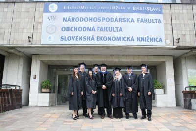 Prvé promócie študentov programu MBA Bratislavskej Business School Ekonomickej univerzity v Bratislave