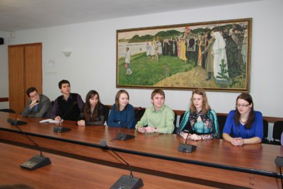 Študenti FAJ Ekonomickej univerzity v Bratislave v Saratove