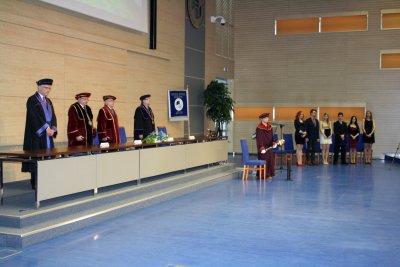 Univerzitné udalosti » Promócie absolventov nemeckofónneho štúdia 2013