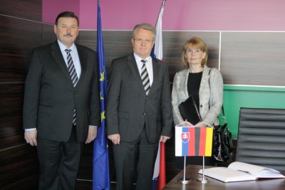 Univerzitné udalosti » Návšteva veľvyslanca SRN na EU v Bratislave