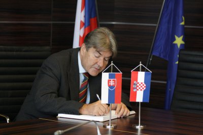 Prvá návšteva chorvátskeho veľvyslanca