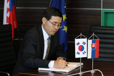 Návšteva kórejského veľvyslanca