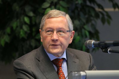 Generálny riaditeľ Európskeho mechanizmu pre stabilitu Klaus Regling na EU v Bratislave