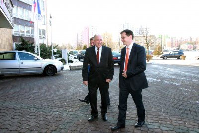 Návšteva ministra školstva Juraja Draxlera na EU v Bratislave