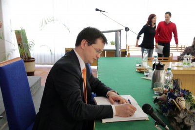 Univerzitné udalosti » Návšteva ministra školstva na EU v Bratislave