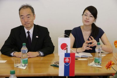Univerzitné udalosti » Návšteva nového veľvyslanca Japonska