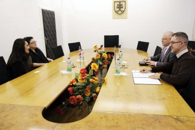 Prijatie gruzínskej delegácie