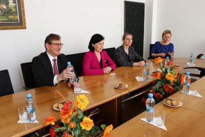 Európska komisárka pre spravodlivosť, spotrebiteľov a rovnosť žien a mužov Věra Jourová navštívila EU v Bratislave