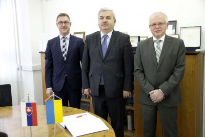 Univerzitné udalosti » Rektor EU v Bratislave prijal nového veľvyslanca Ukrajiny v SR