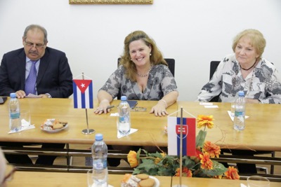 Prijatie novej veľvyslankyne Kuby