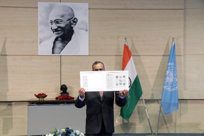 Slávnostné podujatie k výročiu narodenia Mahátmu Gándího a pripomenutie si Medzinárodného dňa nenásilia na EU v Bratislave