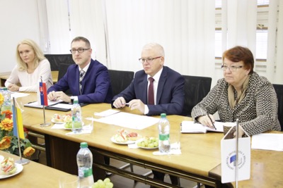 Prijatie delegácie z Kyjevskej národnej ekonomickej univerzity Vadyma Hetmana