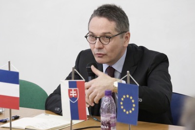 Univerzitné udalosti » French Ambassador as a Guest at Diplomacy in Practice