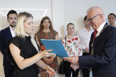 Ocenenie víťazných prác ŠVOČ „Cenou rektora Ekonomickej univerzity v Bratislave“ za rok 2019
