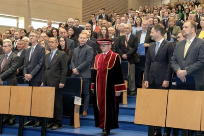 Slávnostná inaugurácia rektora a dekanov fakúlt EU v Bratislave