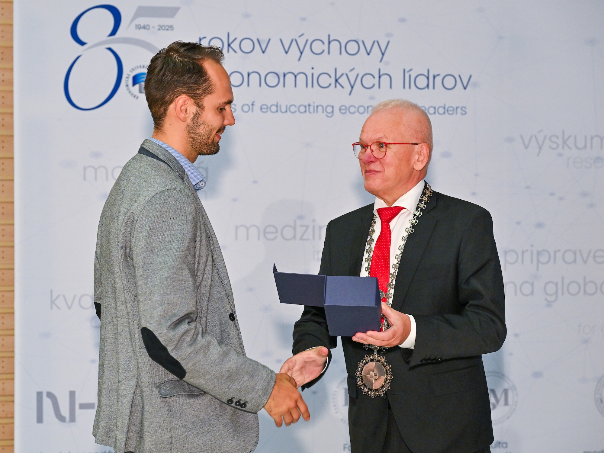 EUBA 85: Rektor ocenil laureátov za mimoriadny prínos k rozvoju vedy a výskumu