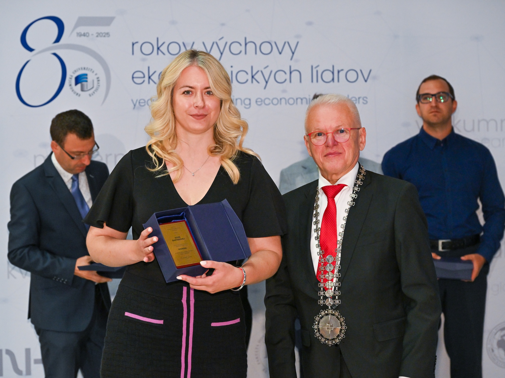 EUBA 85: Rektor ocenil laureátov za mimoriadny prínos k rozvoju vedy a výskumu