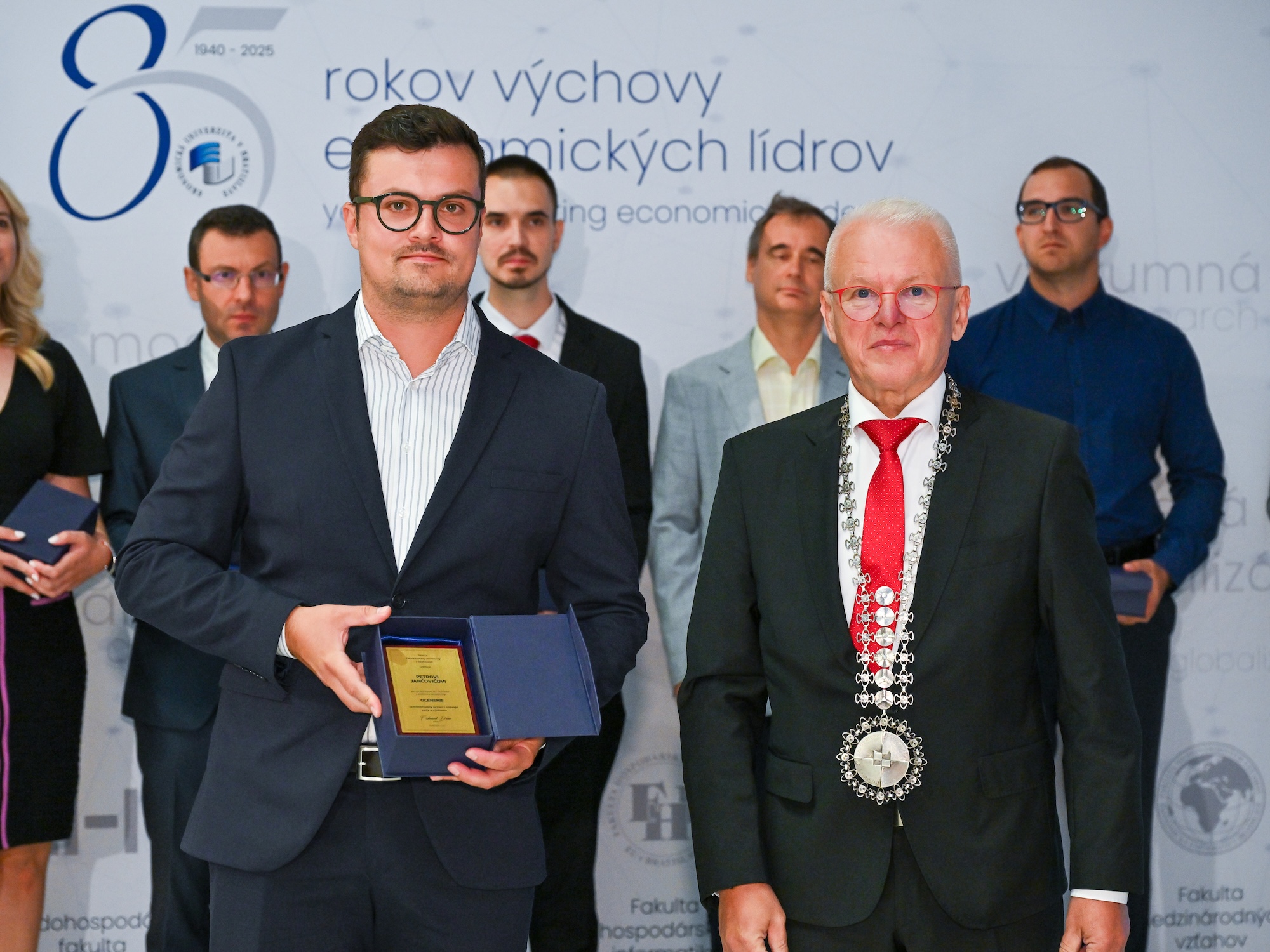 EUBA 85: Rektor ocenil laureátov za mimoriadny prínos k rozvoju vedy a výskumu