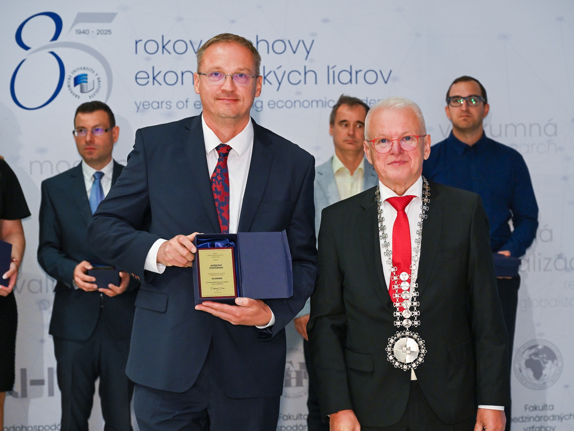 EUBA 85: Rektor ocenil laureátov za mimoriadny prínos k rozvoju vedy a výskumu