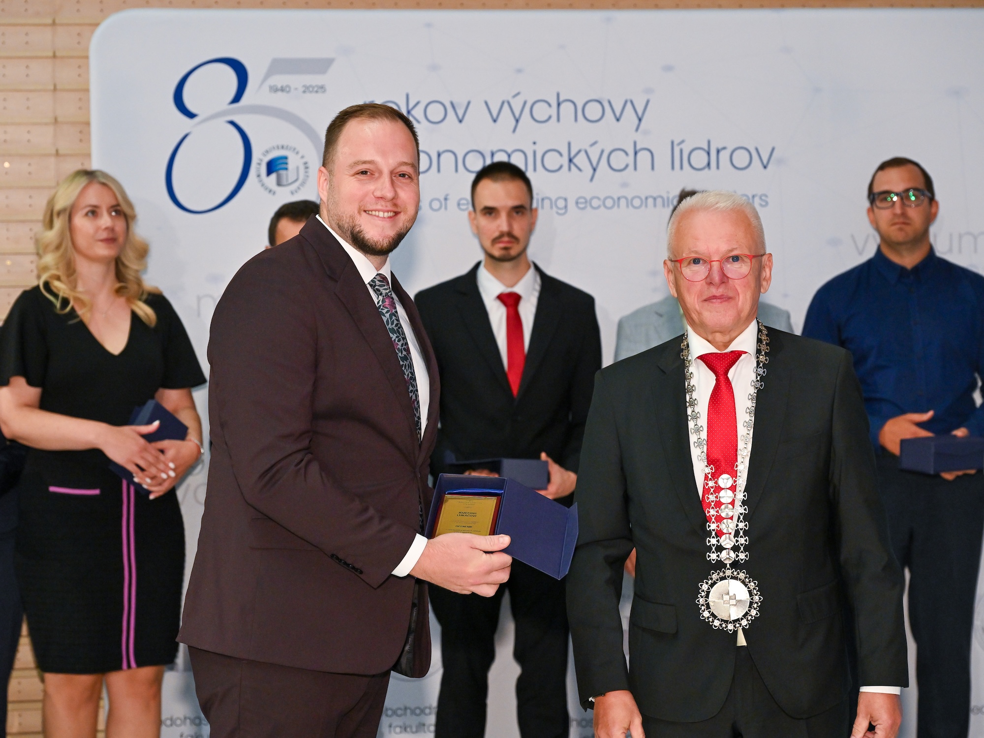 EUBA 85: Rektor ocenil laureátov za mimoriadny prínos k rozvoju vedy a výskumu