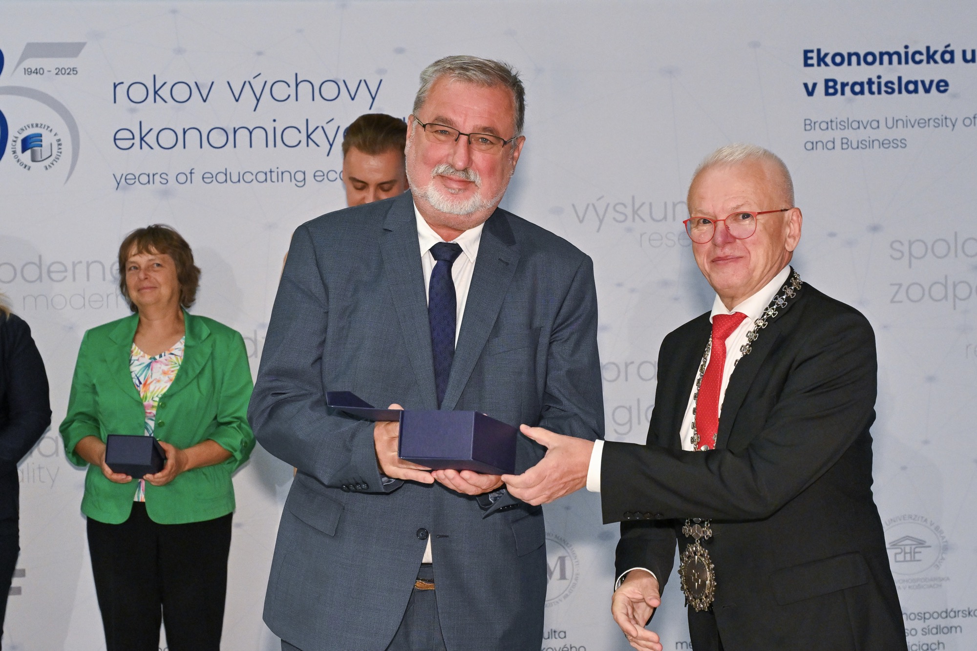 EUBA 85: Rektor ocenil laureátov za mimoriadny prínos k rozvoju vzdelávania