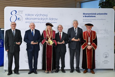 EUBA 85: Ocenenie za mimoriadny prínos k rozvoju univerzity