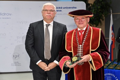 EUBA 85: Ocenenie za mimoriadny prínos k rozvoju univerzity