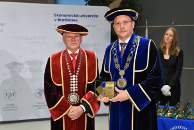 EUBA 85: Ocenenie za mimoriadny prínos k rozvoju univerzity