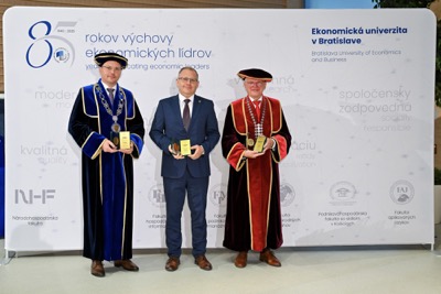 EUBA 85: Ocenenie za mimoriadny prínos k rozvoju univerzity