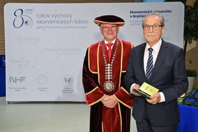 EUBA 85: Ocenenie za mimoriadny prínos k rozvoju univerzity
