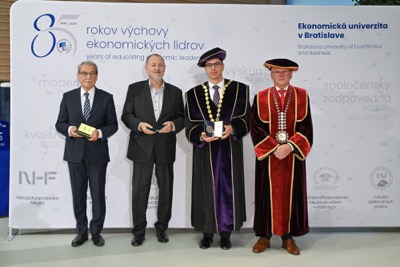 EUBA 85: Ocenenie za mimoriadny prínos k rozvoju univerzity