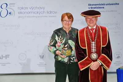 EUBA 85: Ocenenie za mimoriadny prínos k rozvoju univerzity