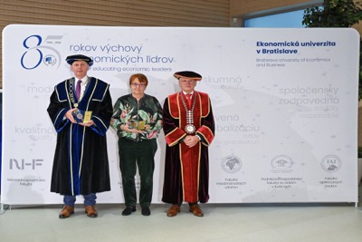 EUBA 85: Ocenenie za mimoriadny prínos k rozvoju univerzity
